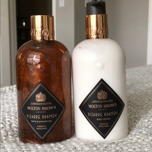 Molton Brown - Bath/shower gel & body lotion